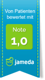 Jameda: Von Patienten bewertet mit Note 1,0